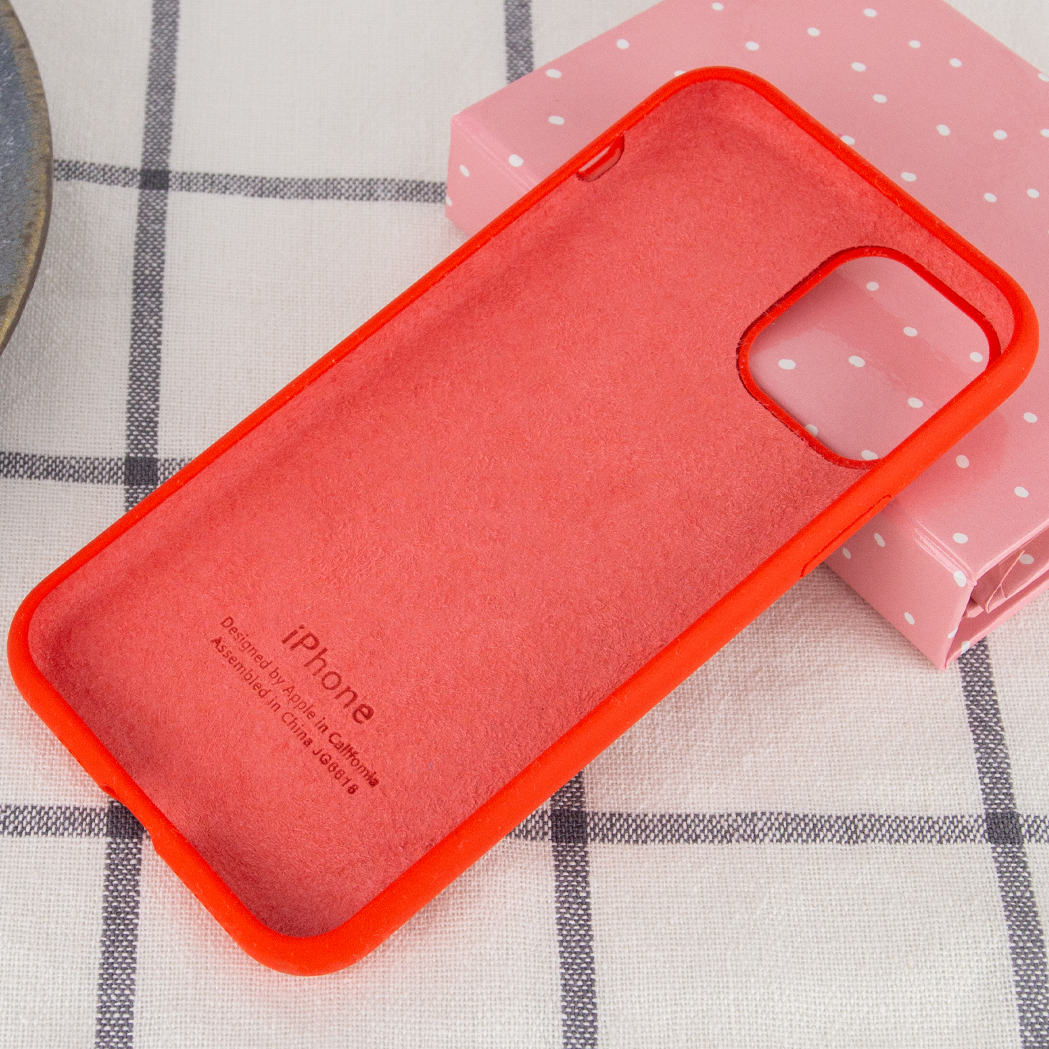 Silicone Case Full Protective (AA) для iPhone 11 (6.1") (Red)-2